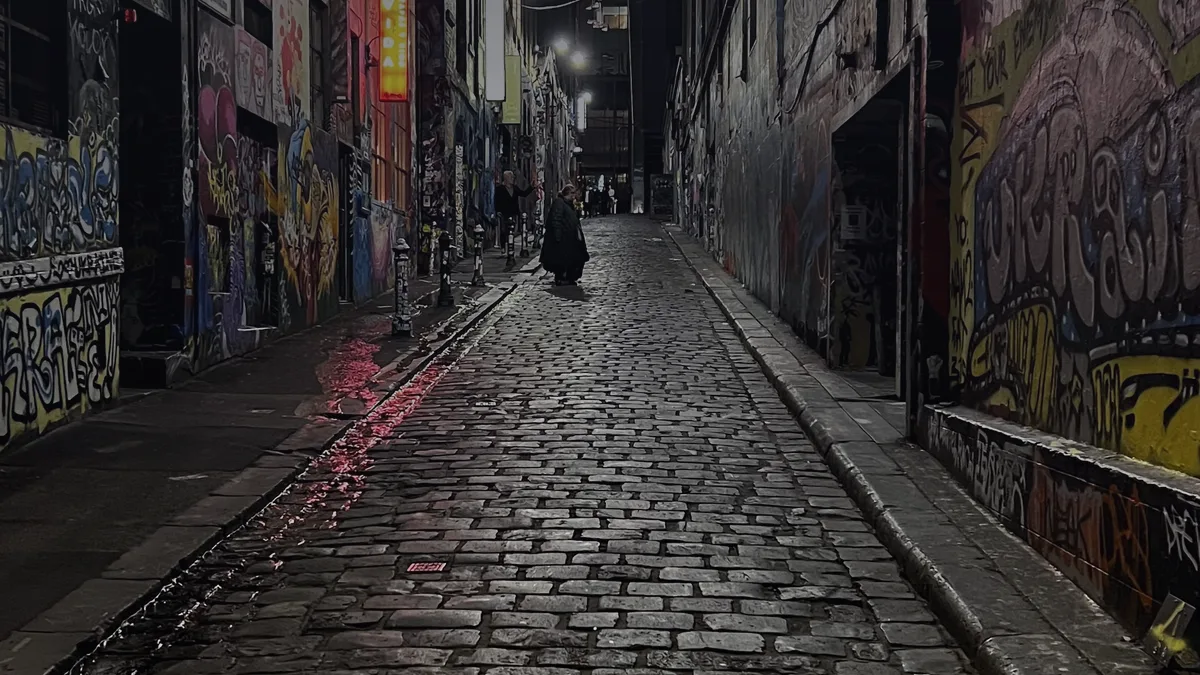 University app interface cutting through the noise of orientation pamphlets and emails.